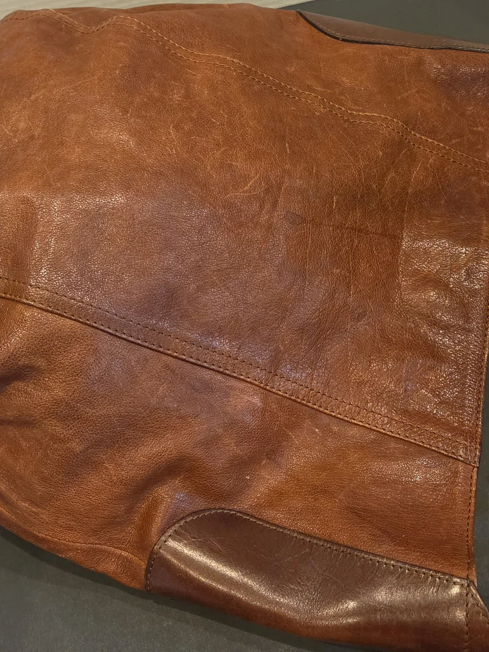 Valentino Brown Leather Hobo Bag